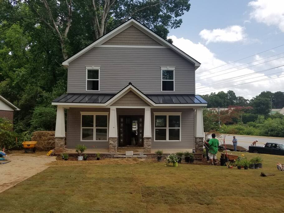 Final stages of the new dwelling