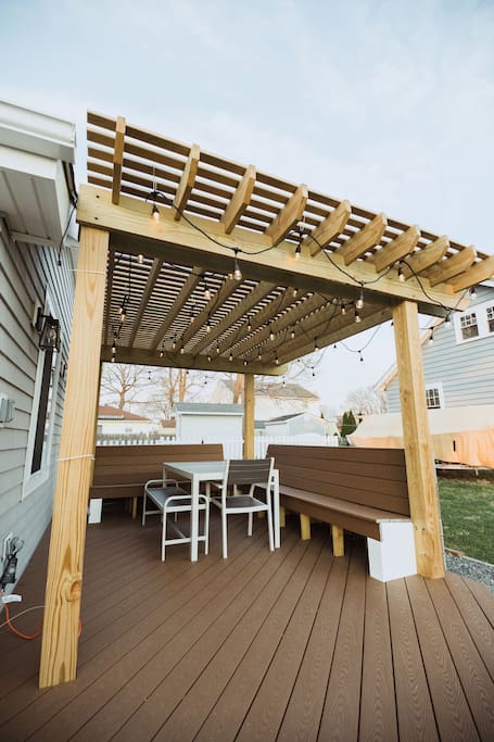 Deck with Arbor; Nice to Unwind and Enjoy the Sunset