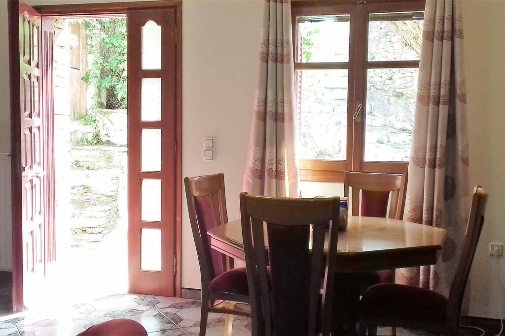 Dining area by the main entrance