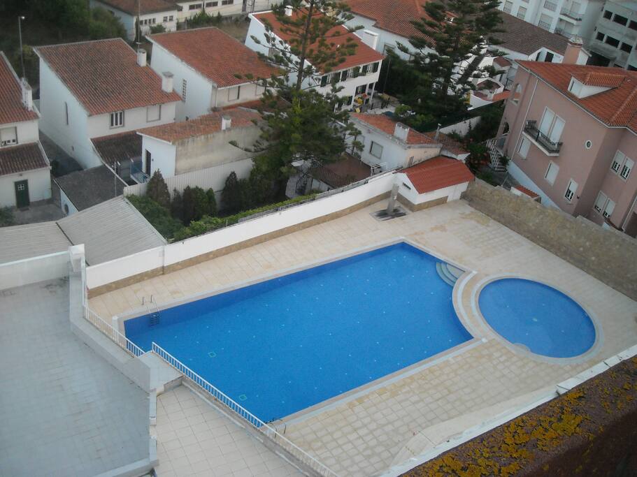 piscina vista do apartamento