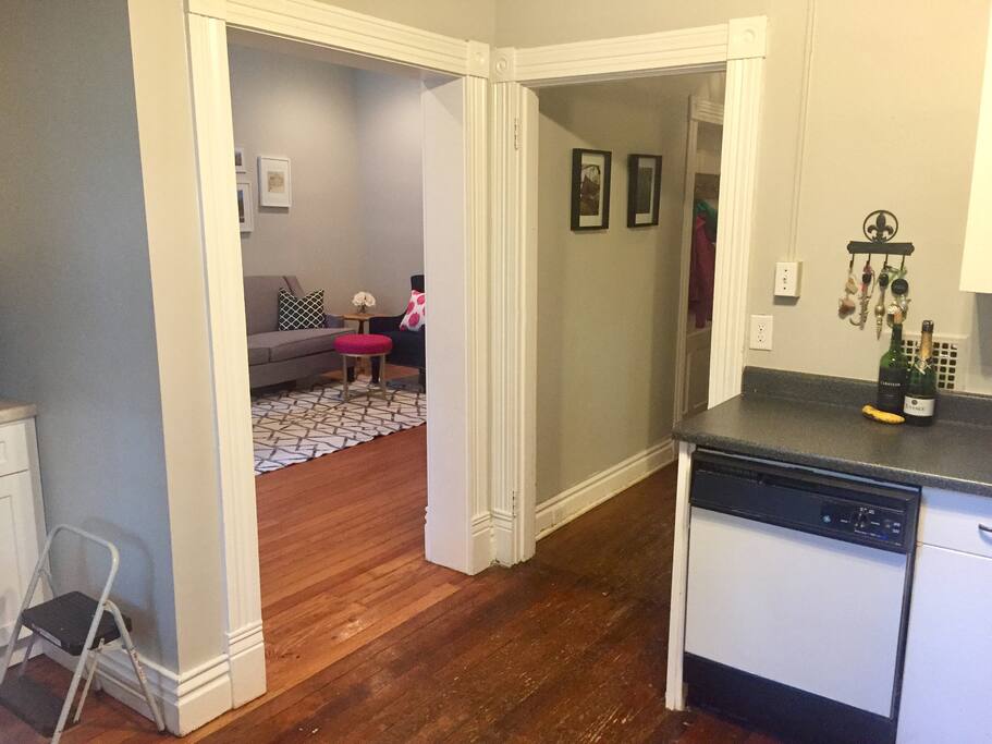 View from the front door