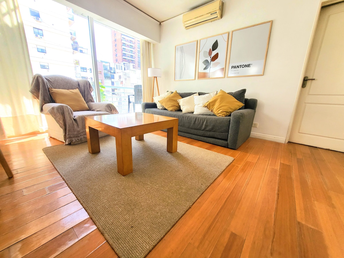 Departamento de 3 ambientes con 2 dormitorios en Palermo Chico