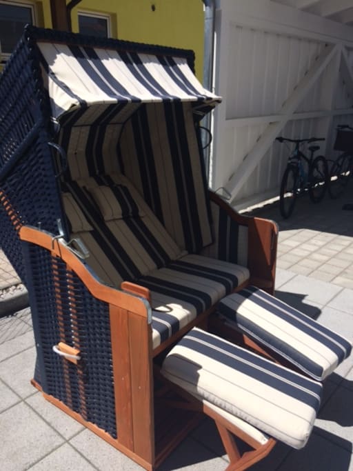 Relaxen im Strandkorb