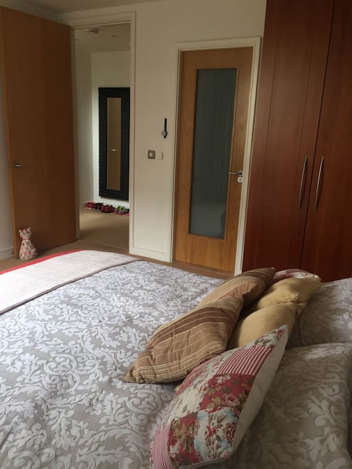 Comfort & Privacy - Spacious and bright double bed