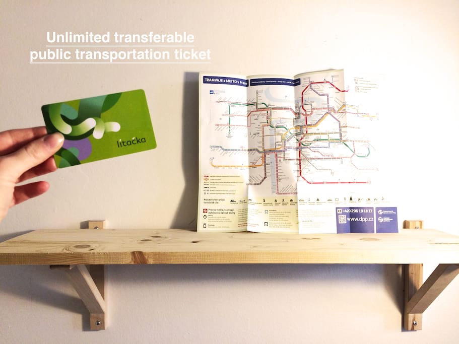 Unlimited Public transportation pass is included.