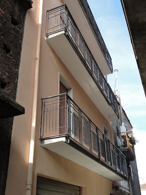 Second and Third Floor Balconies