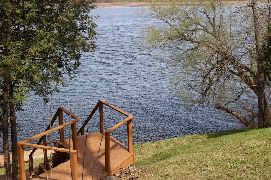Easy access to the water