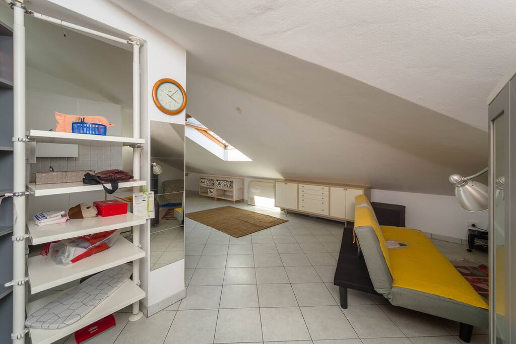 When you enter into my flat, on the right you can find the relax/TV area...