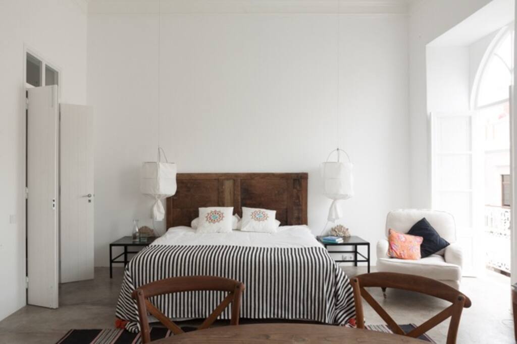 Very comfortable double bed