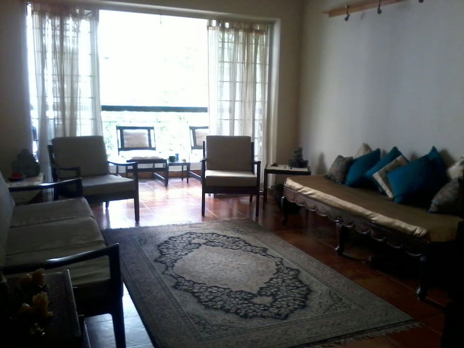 Balcony view from living room