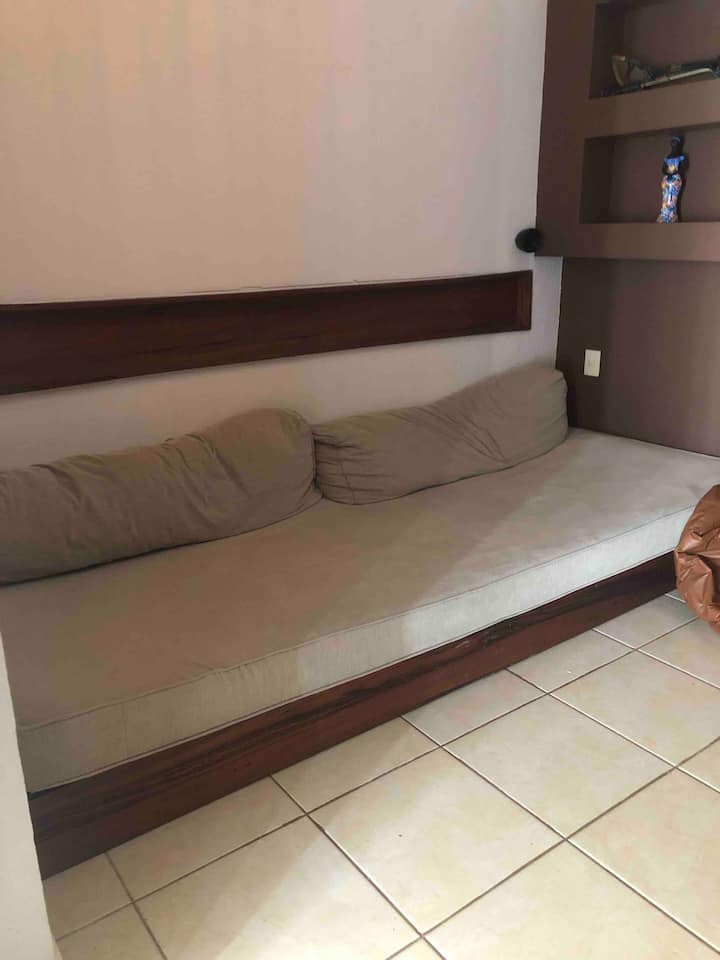 Couch bed accommodates a couple 