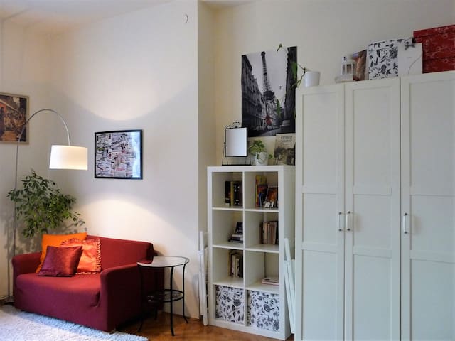 Central but quiet home Prague style