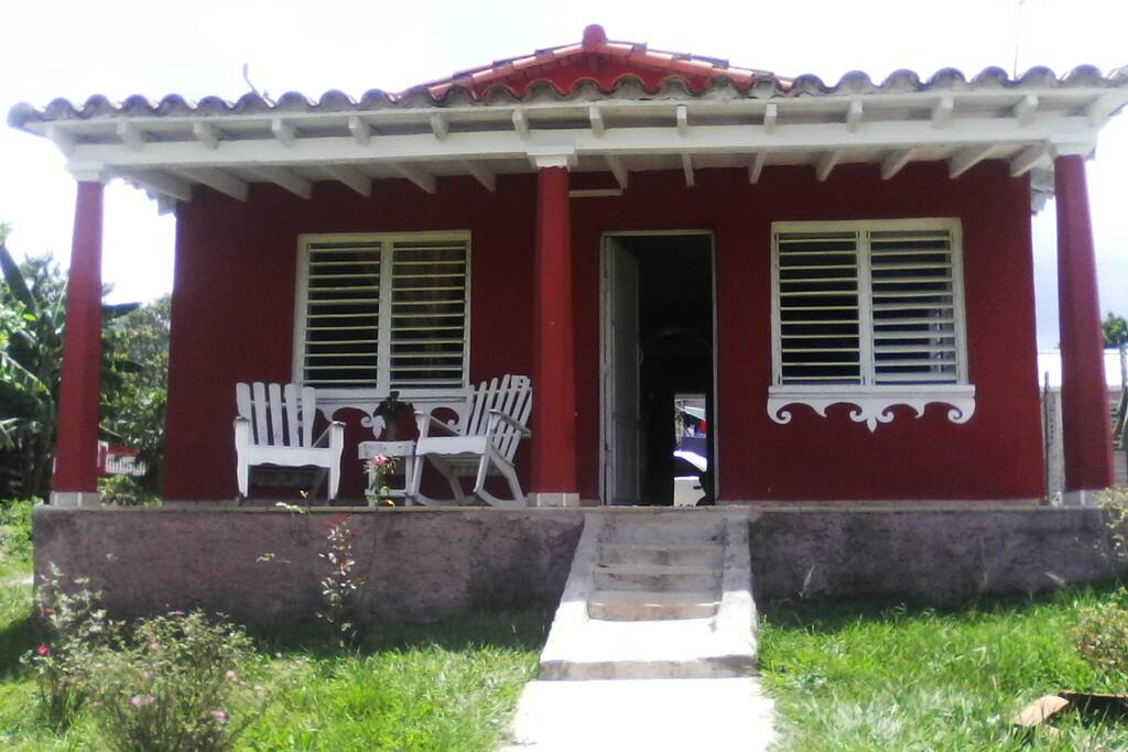frente de la casa