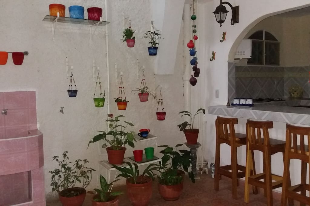 Open patio