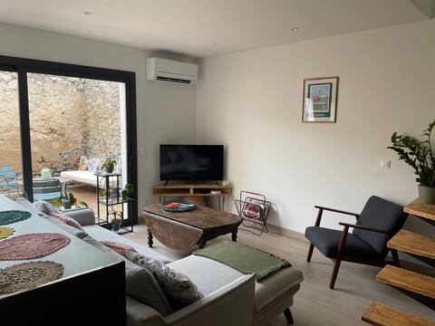 Renovated old shed in the heart of the village