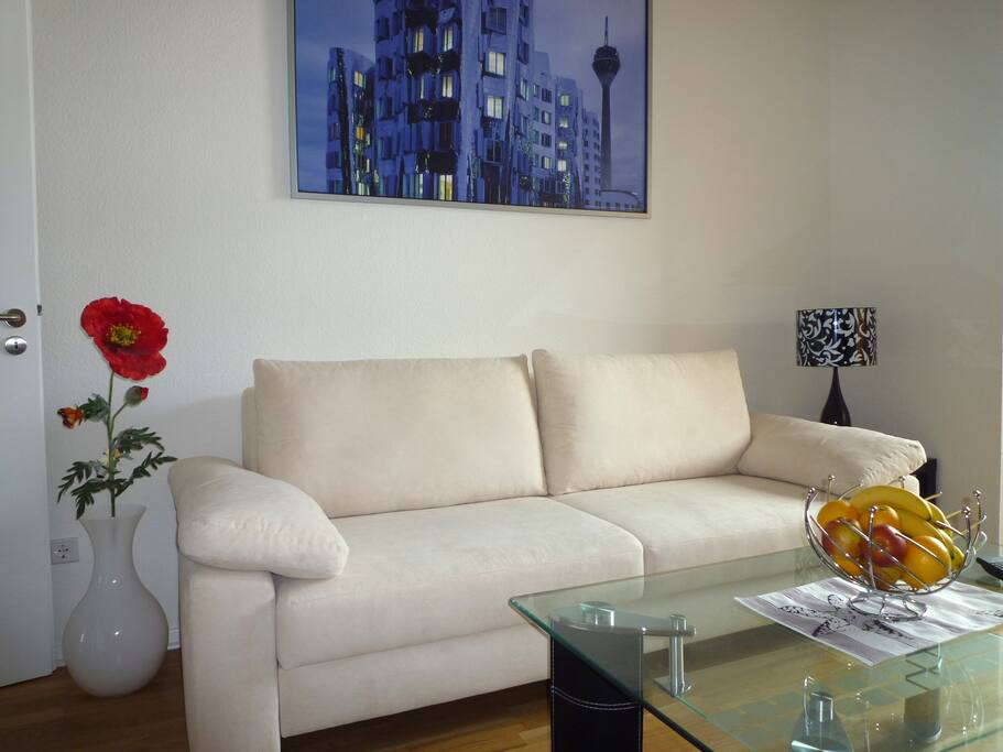 Wohnzimmer Doppelbettsofa