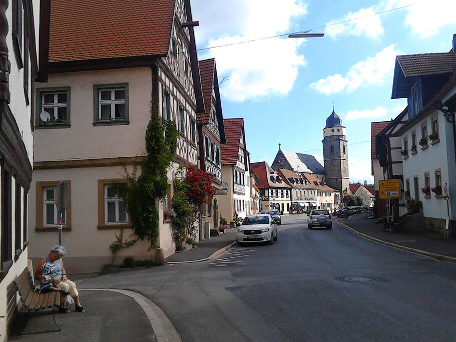 Blick auf den Marktplatz