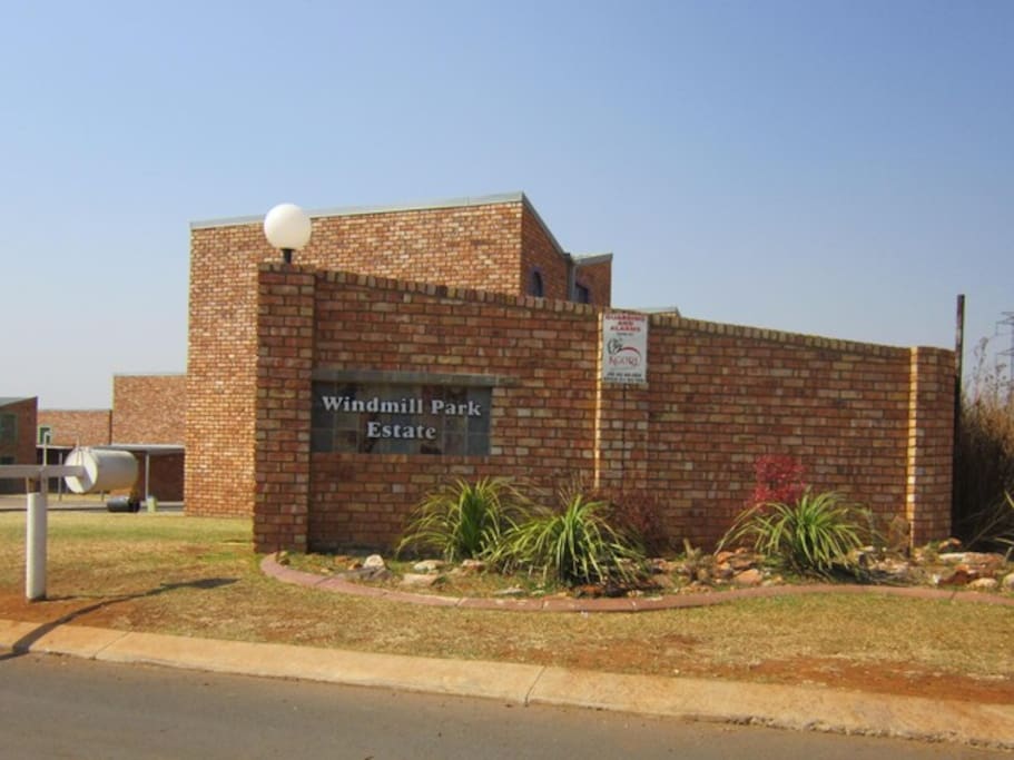 Entrance to the complex