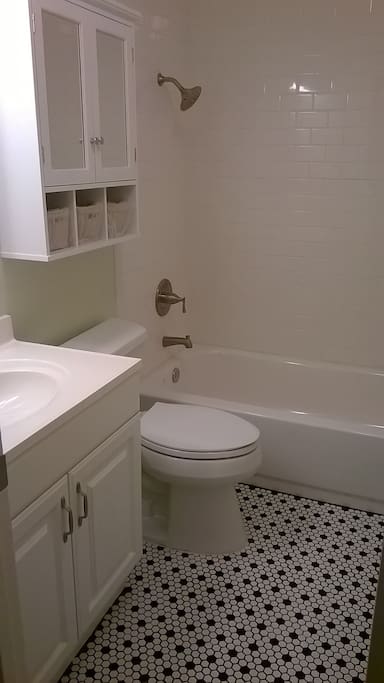 Newly remodeled private bathroom
