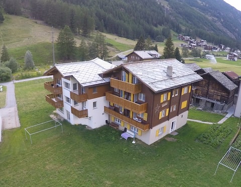 Top performing Airbnb: Holidays in fantastic mountains, ground floor in Saas Grund