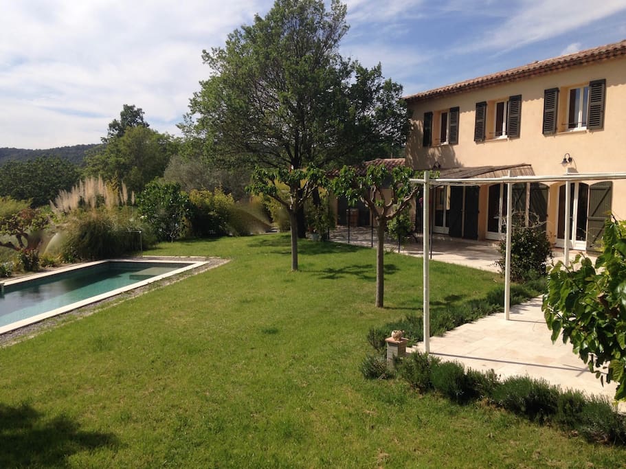 Vue du fond du jardin