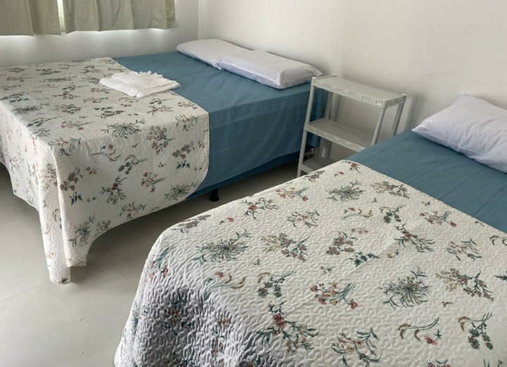 Suite 3
- Cama de Casal + cama de solteiro 
- Ar-condicionado