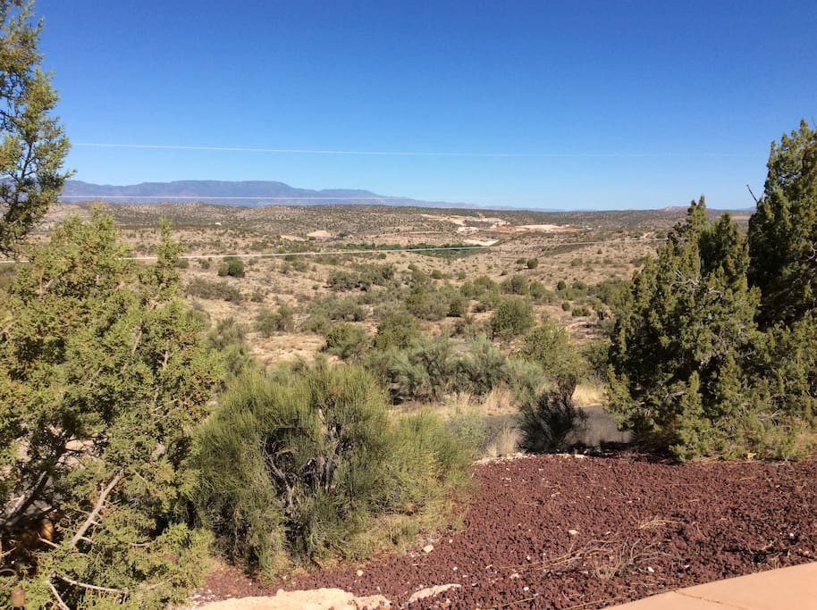 Look over the valley.