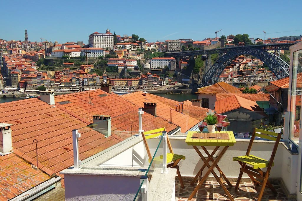 View of Porto from the terrace