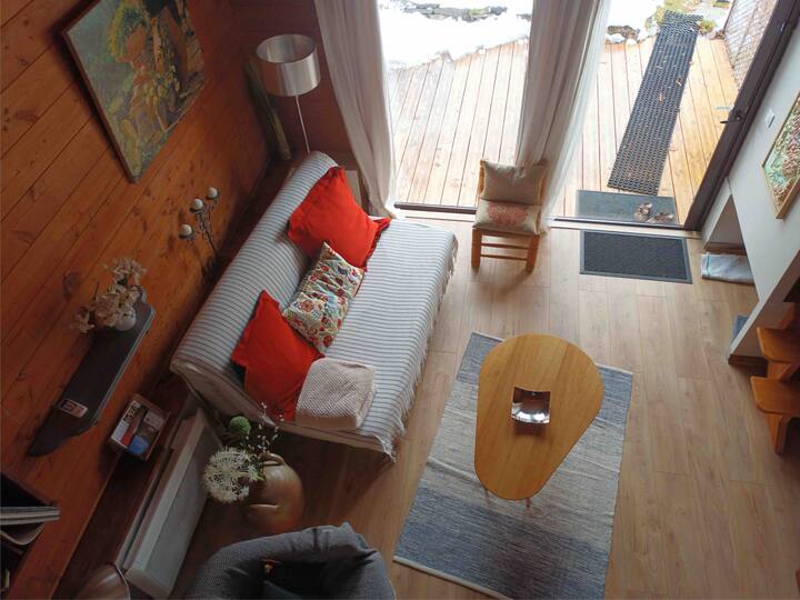 Studio Avec 1 Ch En Mezzanine Terrasse Et Parking - Hautes-Alpes