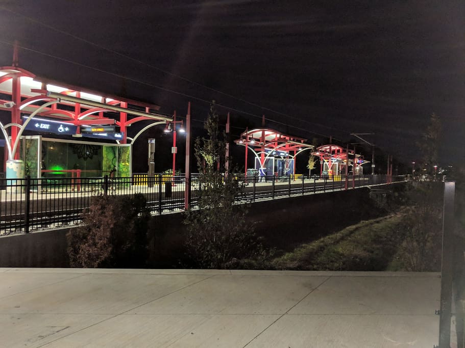 Light rail station in walking distance. Opening March 16th, 0.2 miles from house