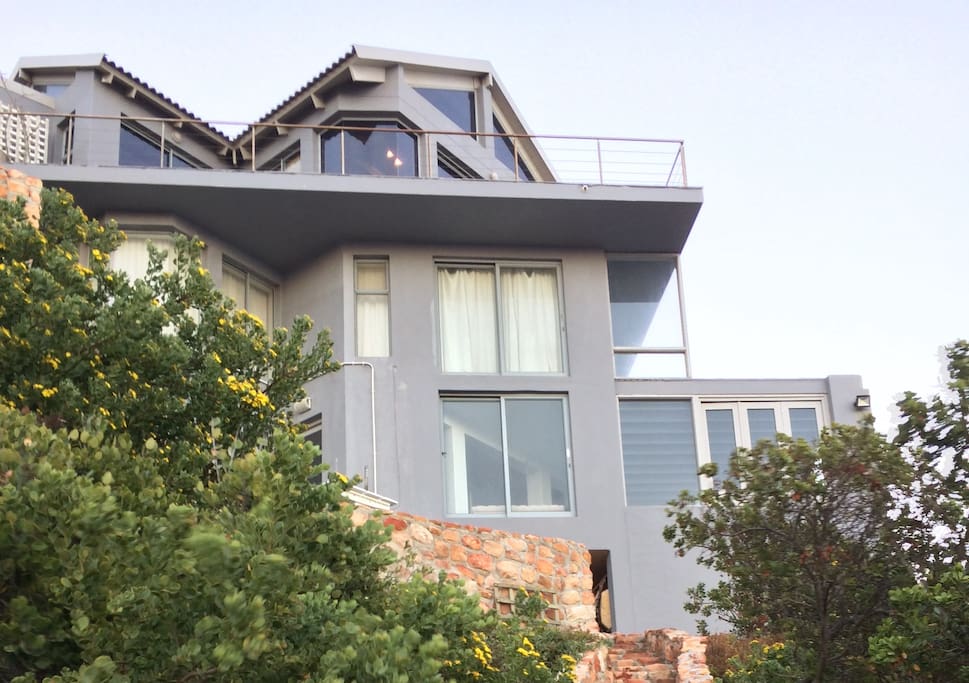 The apartment is on the ground floor of a large home, with separate entrance