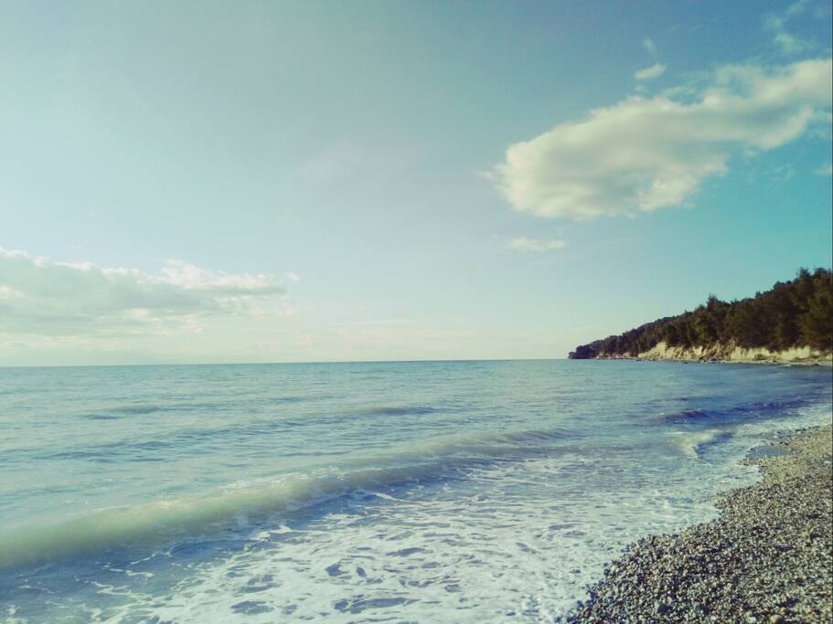 30 meters from our door..