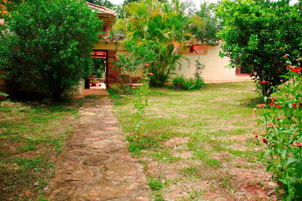 Entrada casa campestre de Barichara