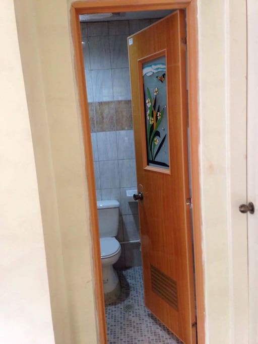 Bathroom door