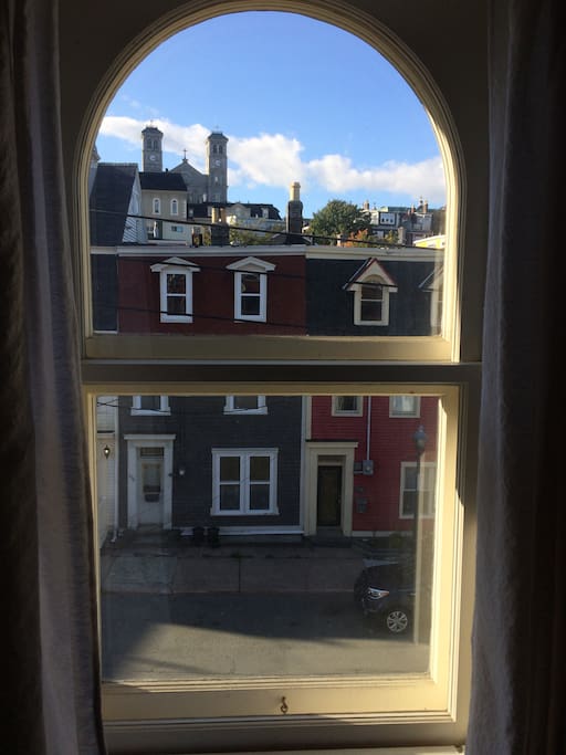 View from the third-floor bedroom
