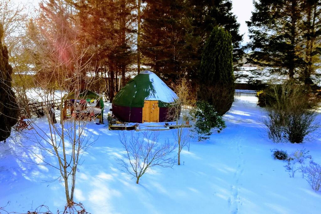 Warm inside, cold outside!