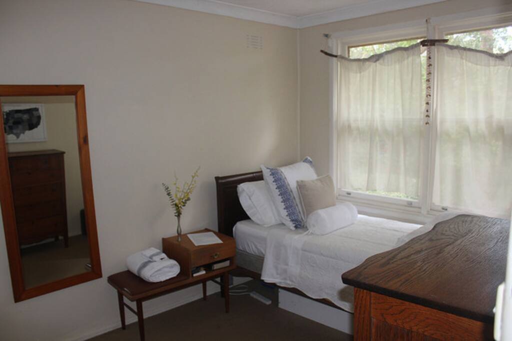 The sunny room is all yours