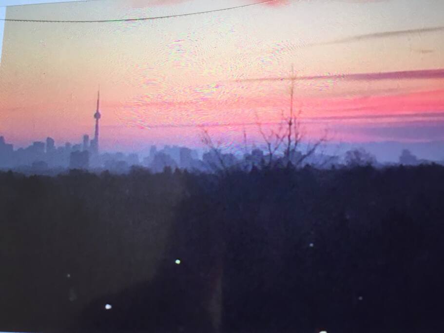 Wall to wall sunrise view
