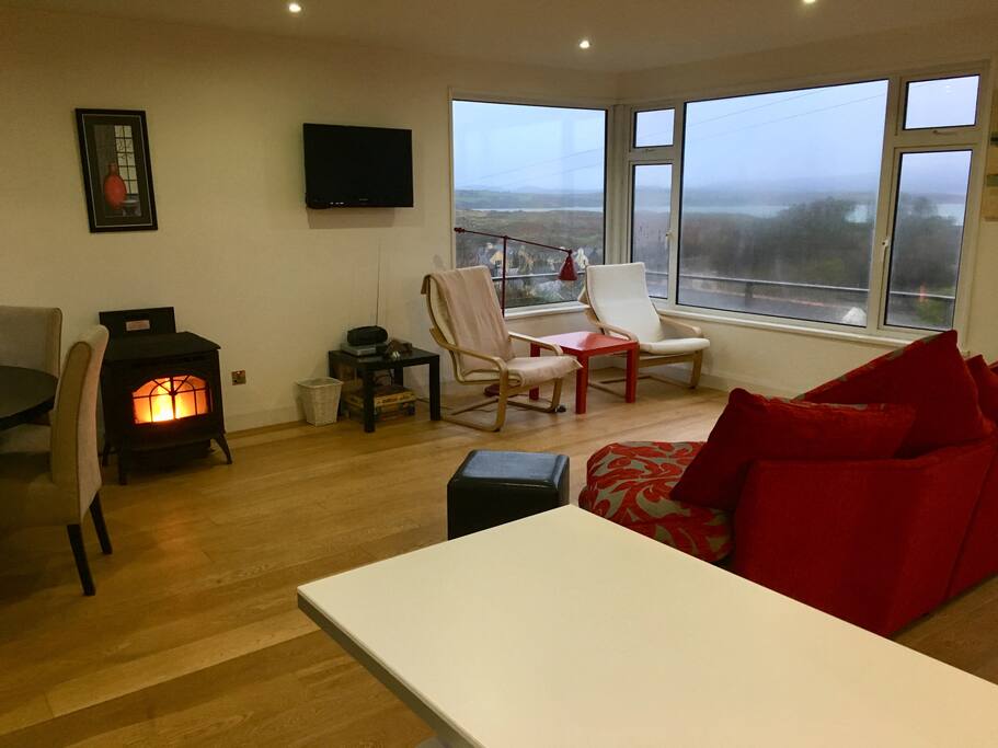 Chilling out on Winter evenings by the fire with a glass of wine....or two. :)