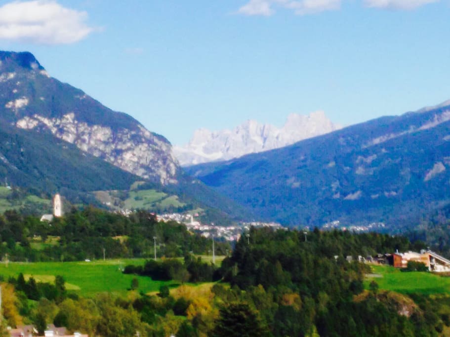 Vista panoramica dal soggiorno