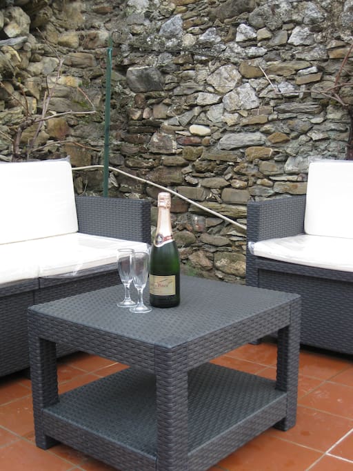 Enjoy a glass of prosecco!