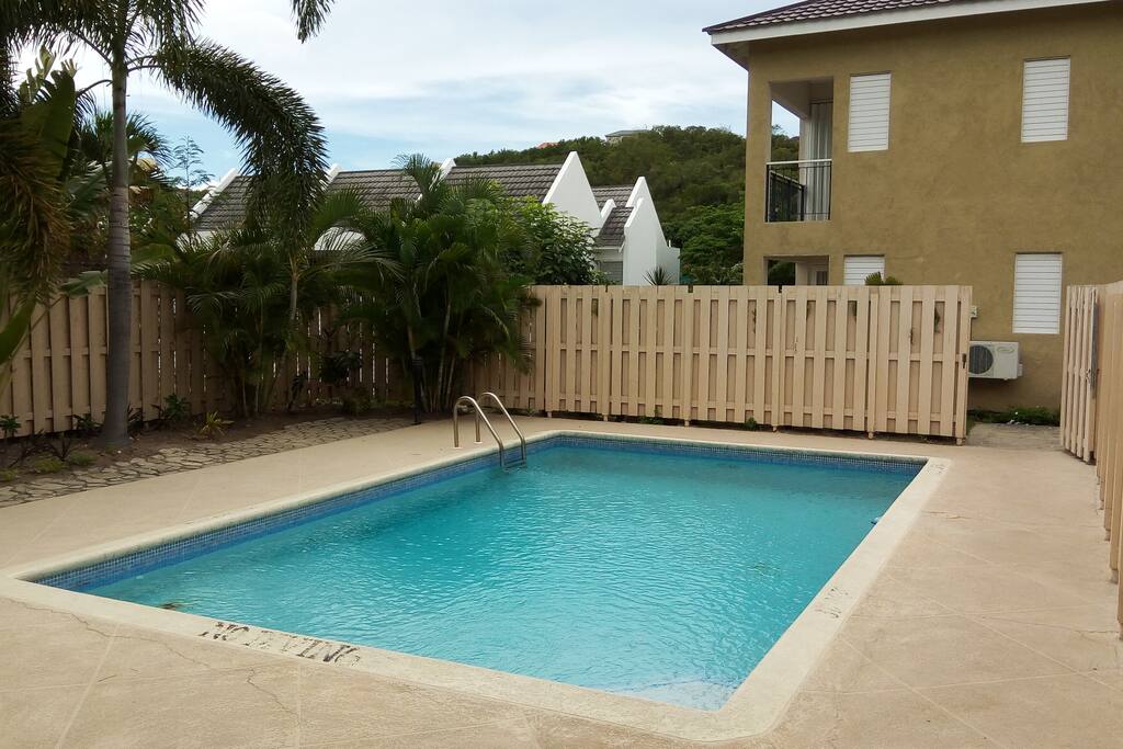 Pool for relaxation available in secluded area