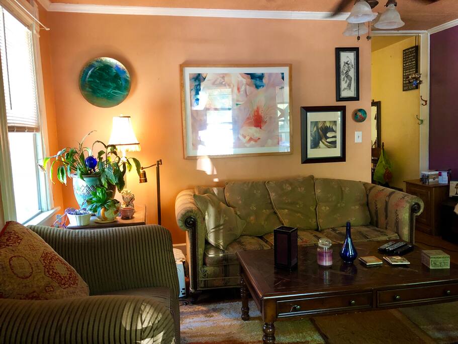 Front room living area two couches same size on the other side very wide and comfortable for sleeping one of my favorites..