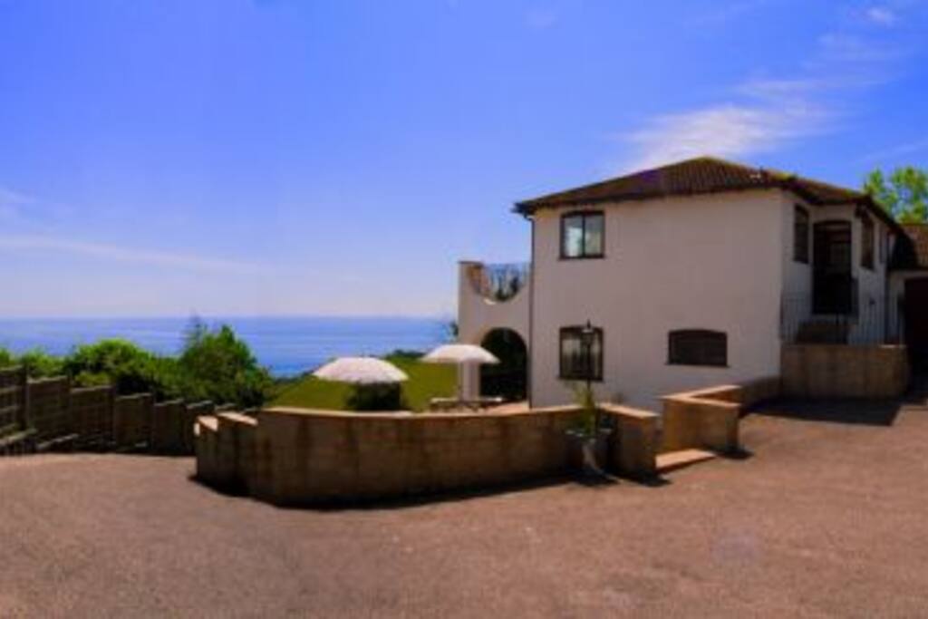 View from the rear of house