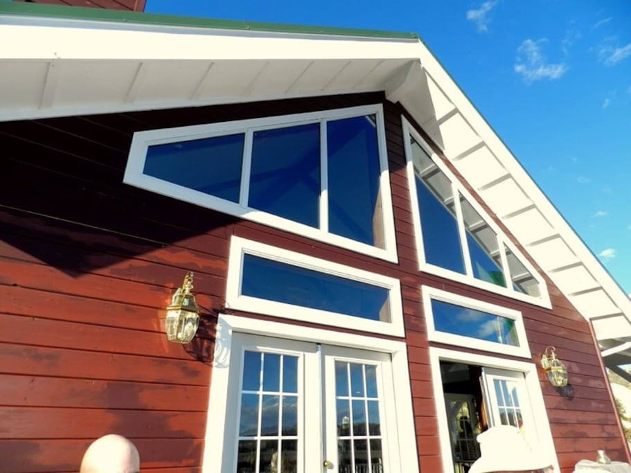 The porch windows