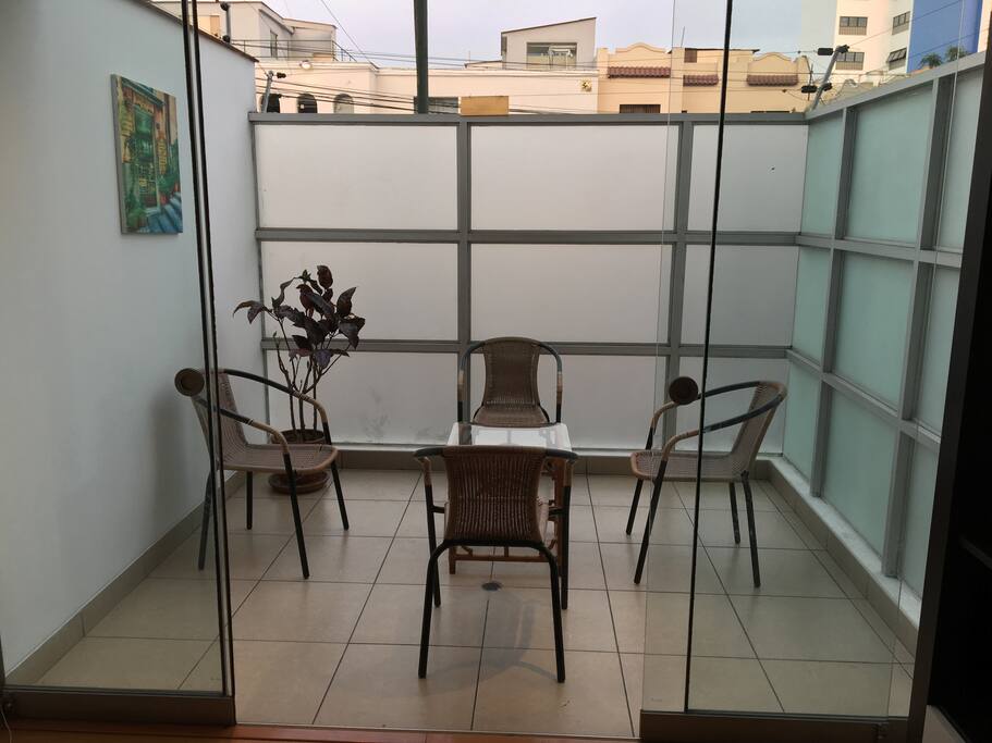 Terrace off the living room