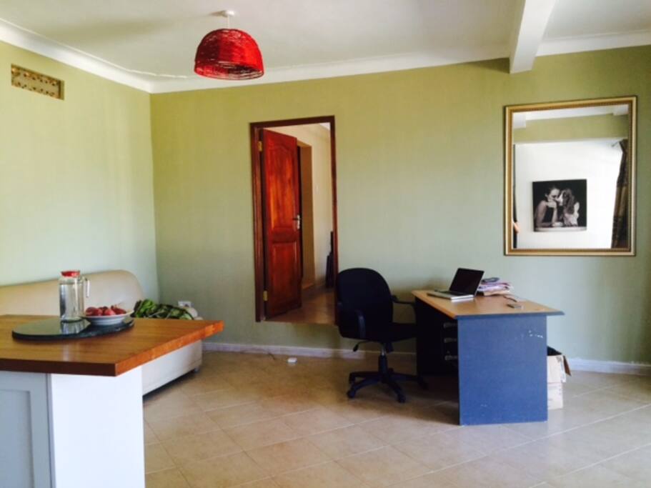 Ground floor apartment living area