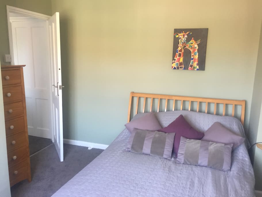 Bedroom and chest of drawers