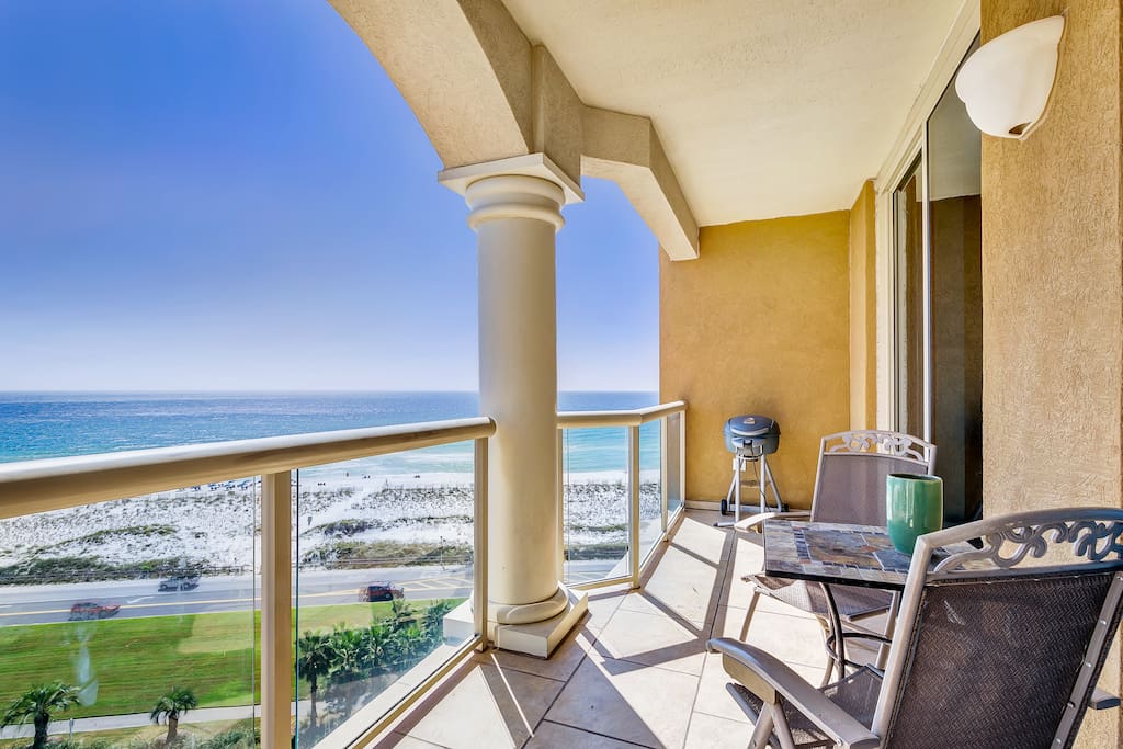 Super beach views from the 28 foot long balcony