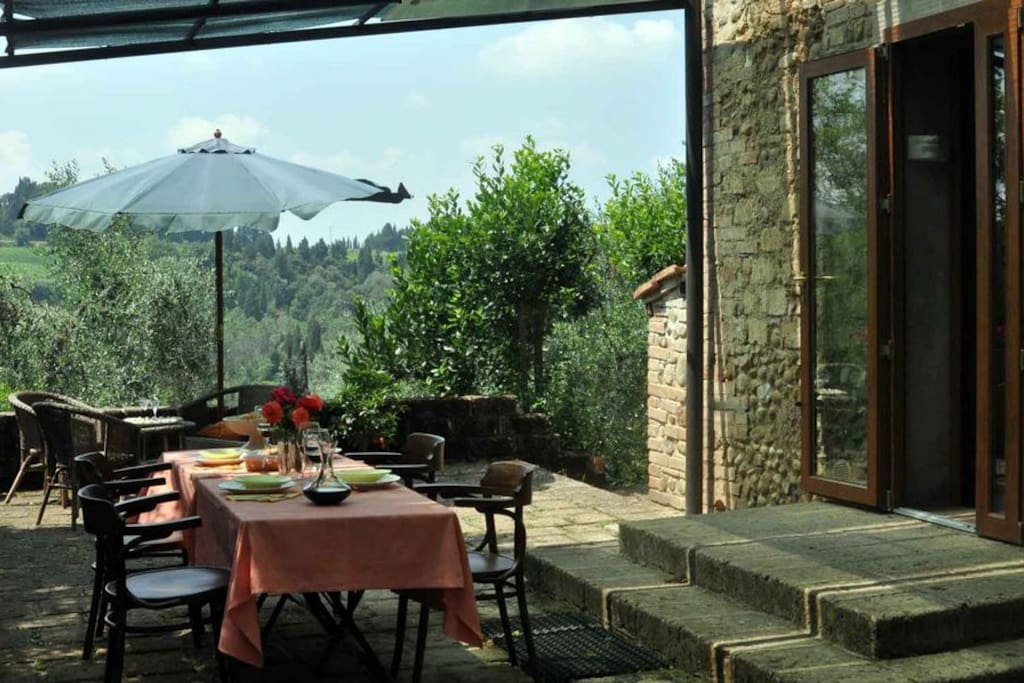 Terrazza lato cucina